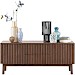 TV-meubel Arrosto eikenhout 58x135x40 cm Dark Roast