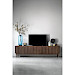 TV-meubel Arrosto eikenhout 58x225x40 cm Dark Roast