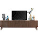 TV-meubel Arrosto eikenhout 58x225x40 cm Dark Roast