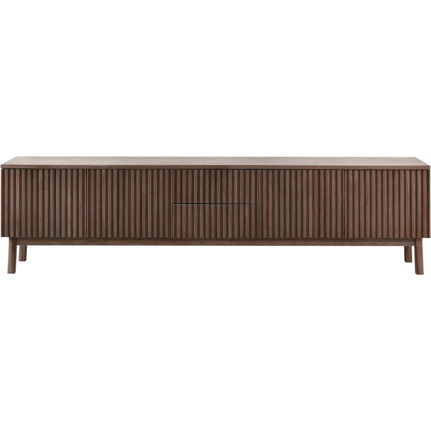 TV-meubel Arrosto eikenhout 58x225x40 cm Dark Roast