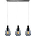 Hanglamp Felinio smoke glas 3-lichts