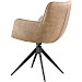 Armstoel Lasanto microvezel taupe