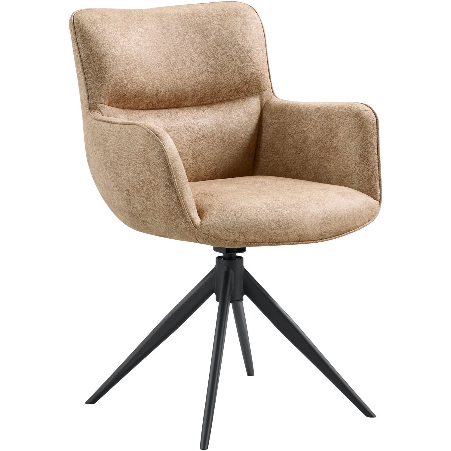 Armstoel Lasanto microvezel taupe