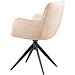 Armstoel Lasanto microvezel zandbeige