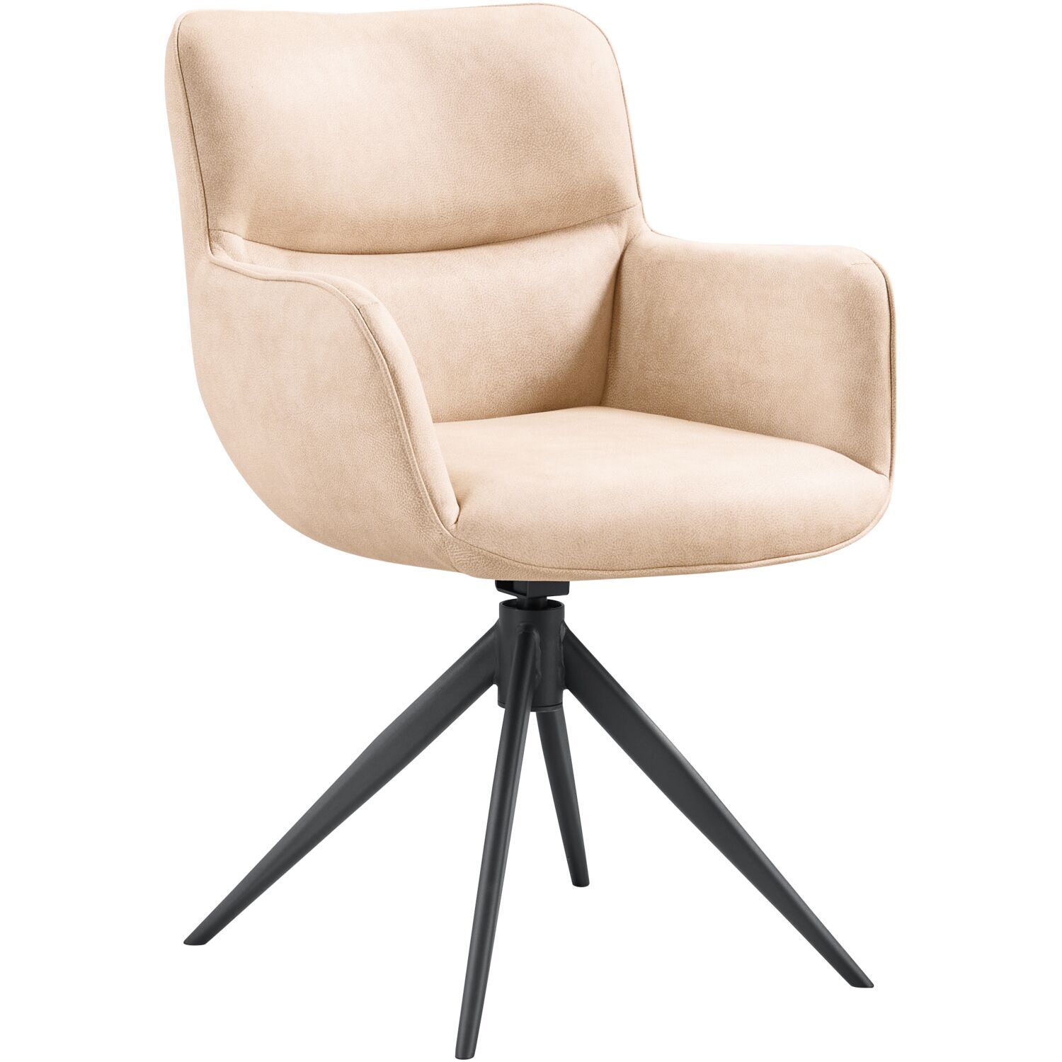 Armstoel Lasanto microvezel zandbeige