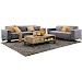 2,5 zitsbank Alpa pocketvering antraciet