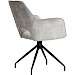 Armstoel Buco velvet lichtgrijs