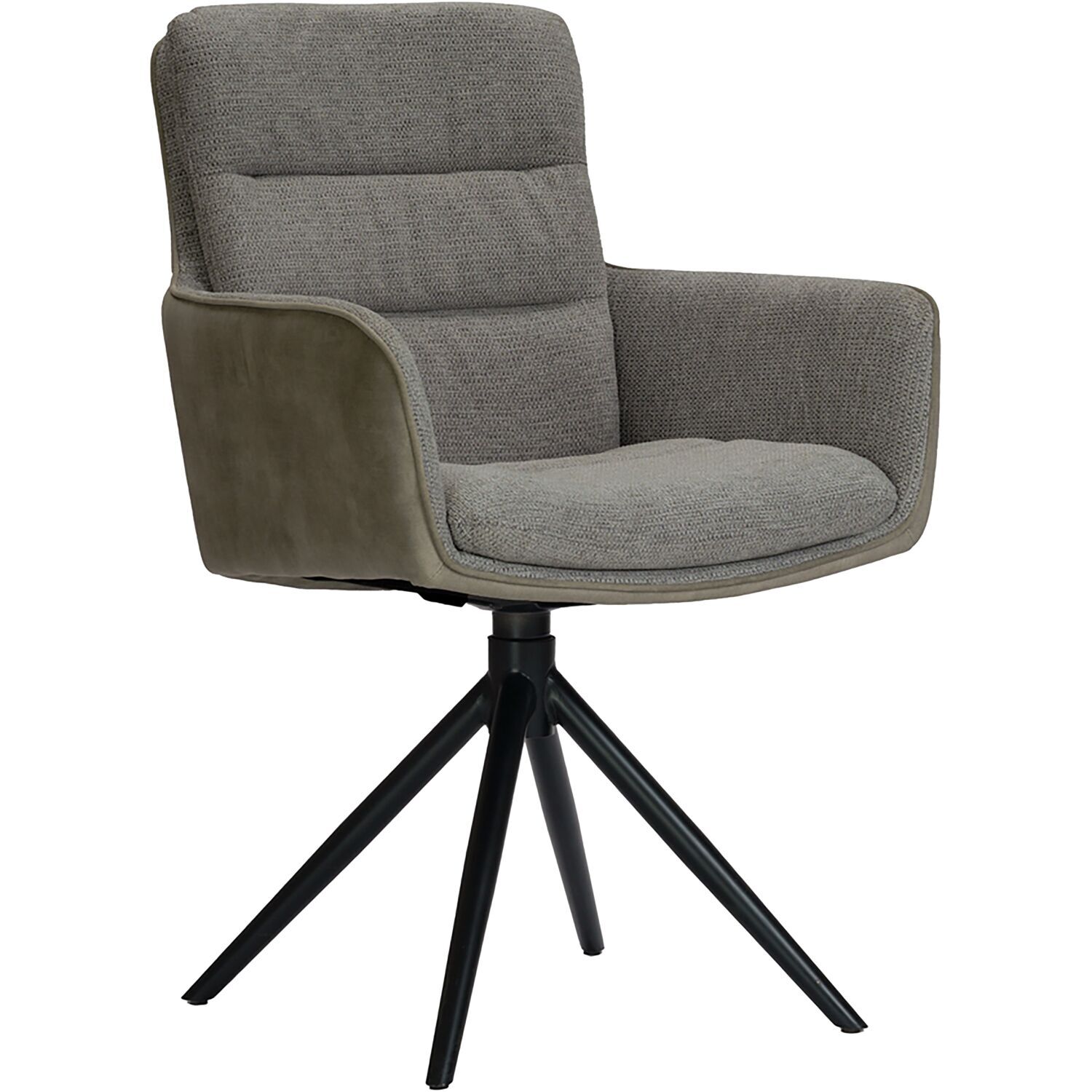 Armstoel Letta draaibaar groen