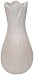Vaas Duino 9x8x18 cm grijs rond