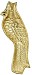 Decoratieschaal Palmoli goud small