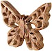 Ornament Predore bruin small