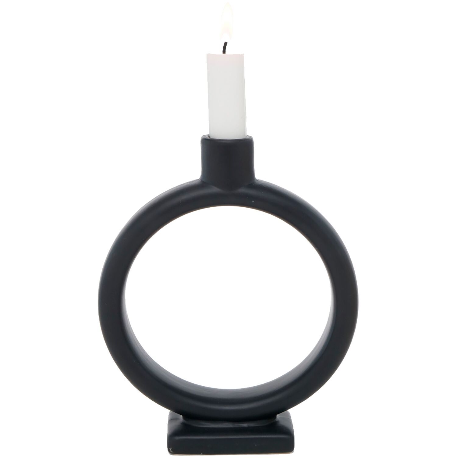 Kandelaar Taino zwart large