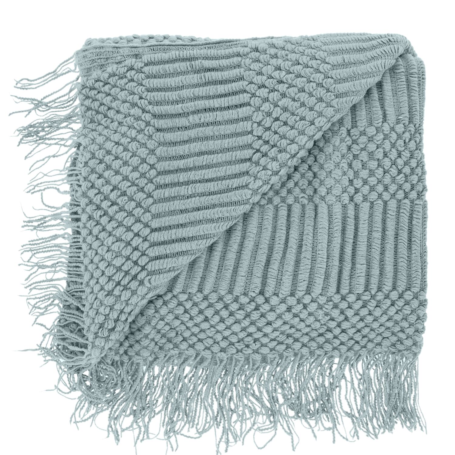 Plaid Follo blauw