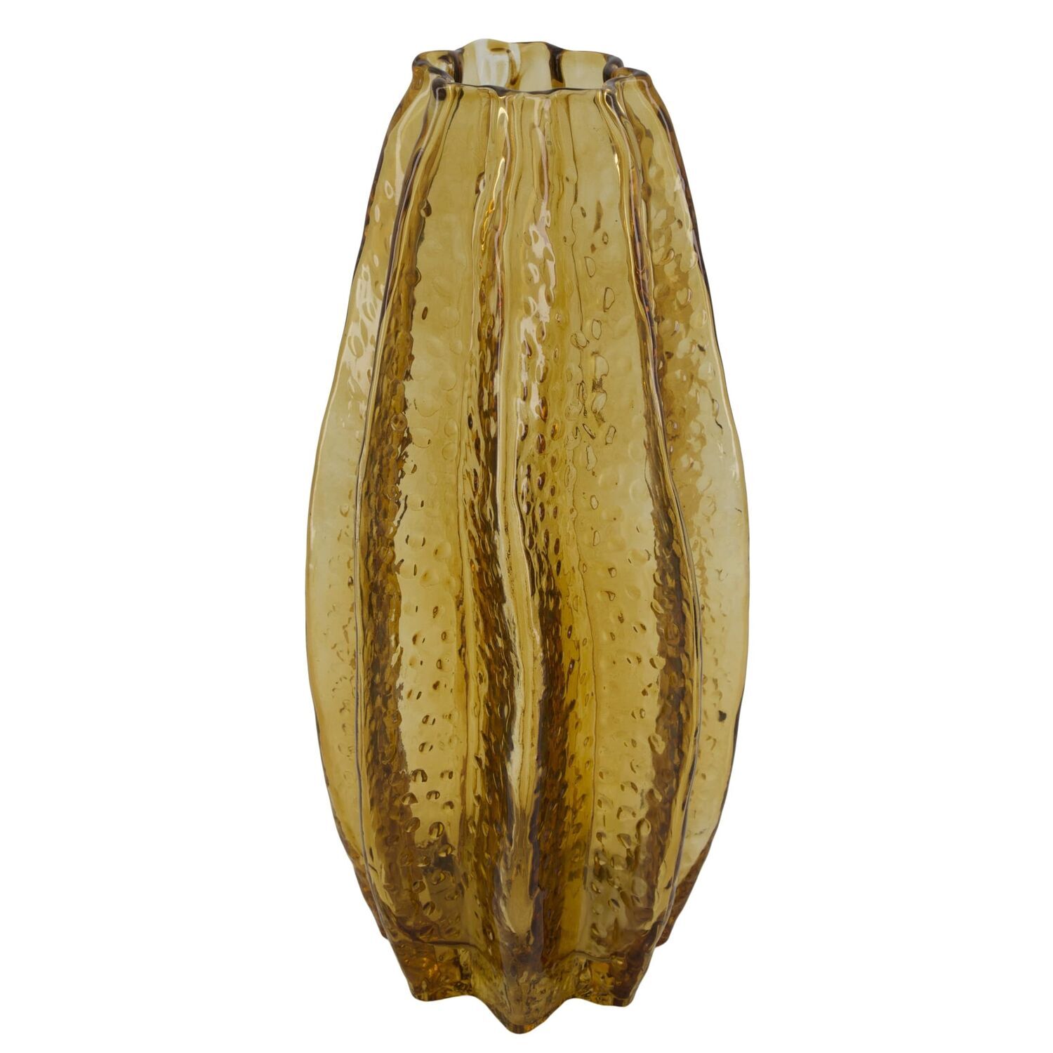 Vaas Trissino transparant geel large