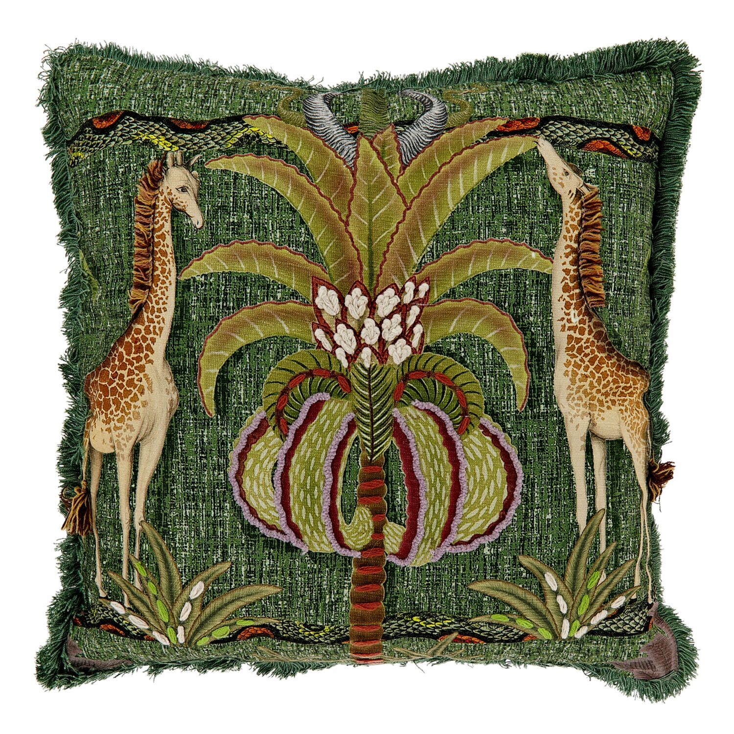 Sierkussen Antrona 45x45 cm giraffen