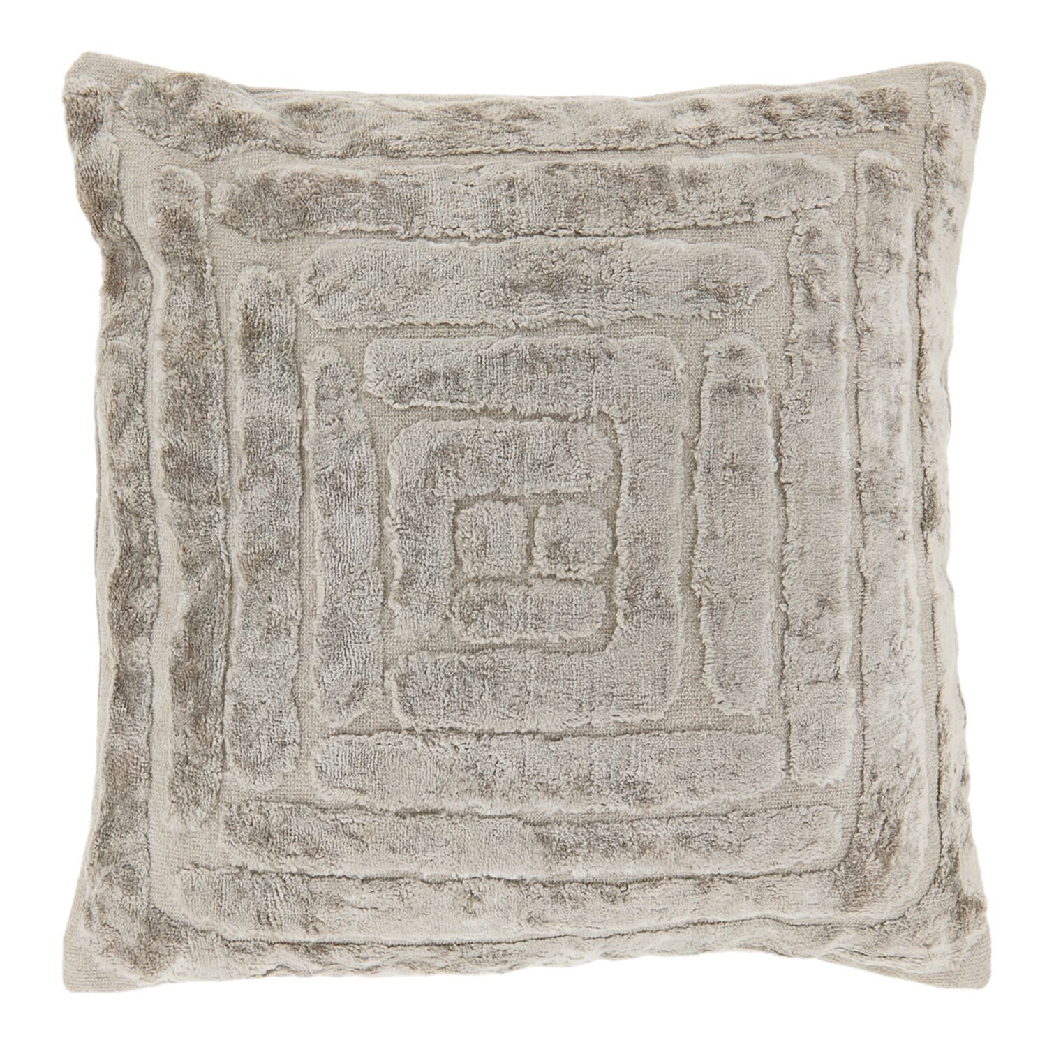 Sierkussen Banchette 45x45 cm grijs