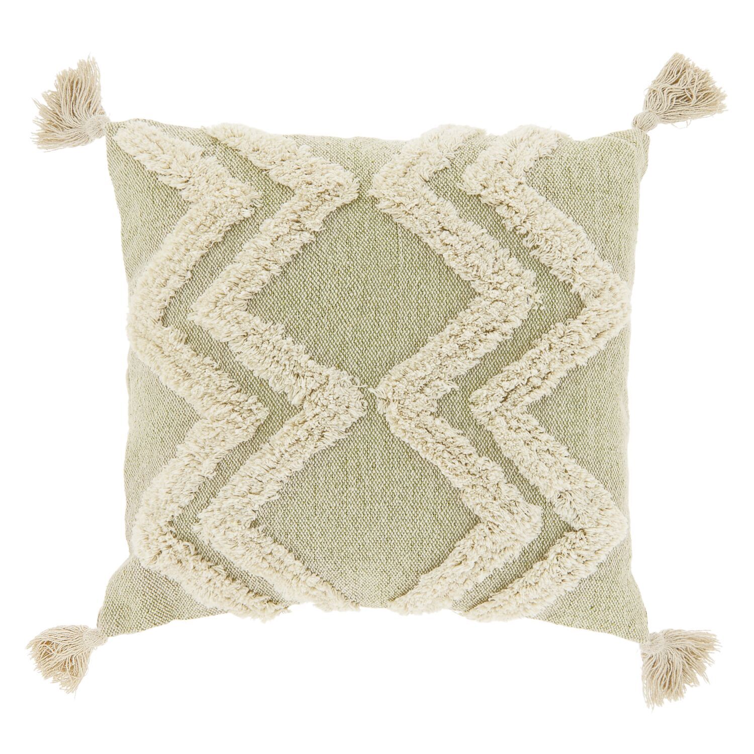 Sierkussen Banchette lichtgroen