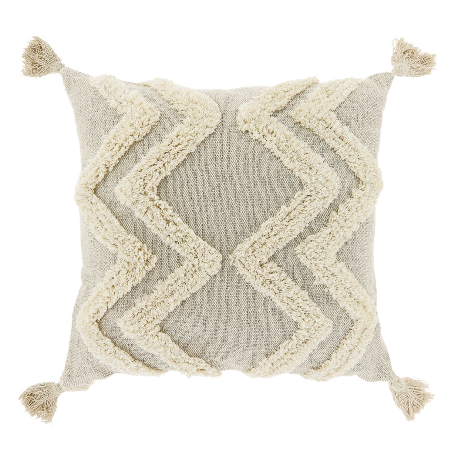 Sierkussen Banchette grijs