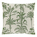 Sierkussen Canosa lichtgroen met palmboom print