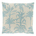Sierkussen Canosa blauw met palmboom print