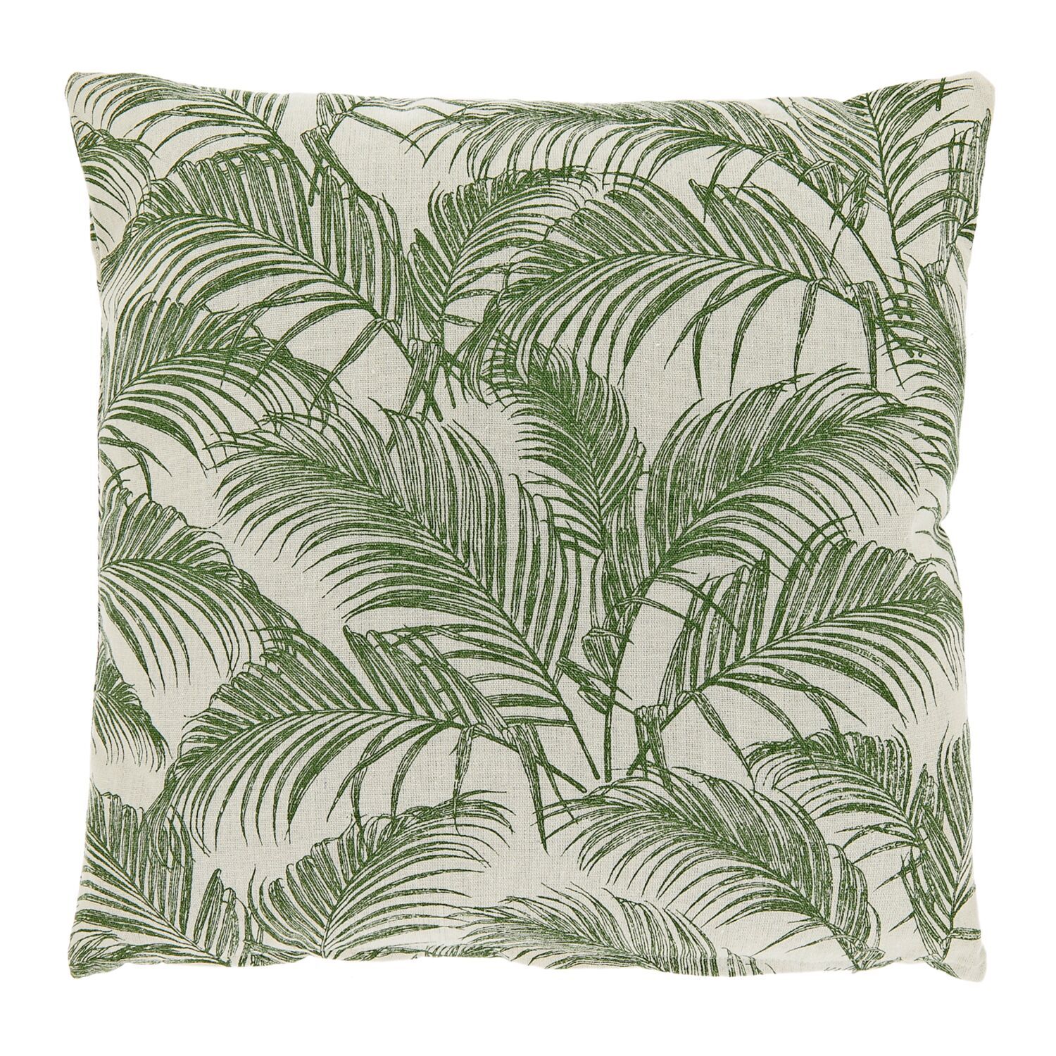 Sierkussen Canosa groen met palmboomtakken