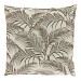 Sierkussen Canosa taupe met palmboomtakken