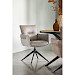 Armstoel Mirandola draaibaar microleder lichtbeige