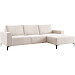 Hoekbank rechts Fabria polyetherschuim beige