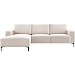 Hoekbank Links Fabria polyetherschuim beige