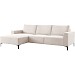 Hoekbank Links Fabria polyetherschuim beige