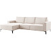 Hoekbank Links Fabria polyetherschuim beige
