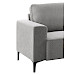 Hoekbank rechts Fabria polyetherschuim grijs