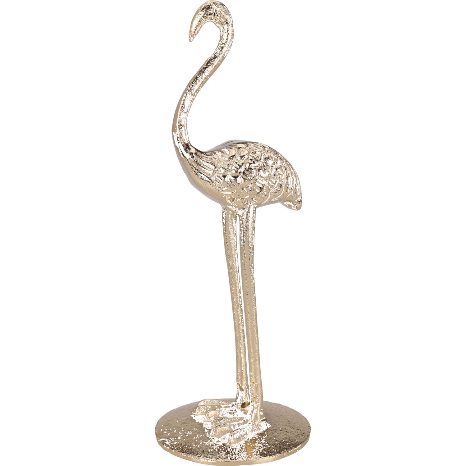 Decoratiebeeld Mussolente flamingo goud
