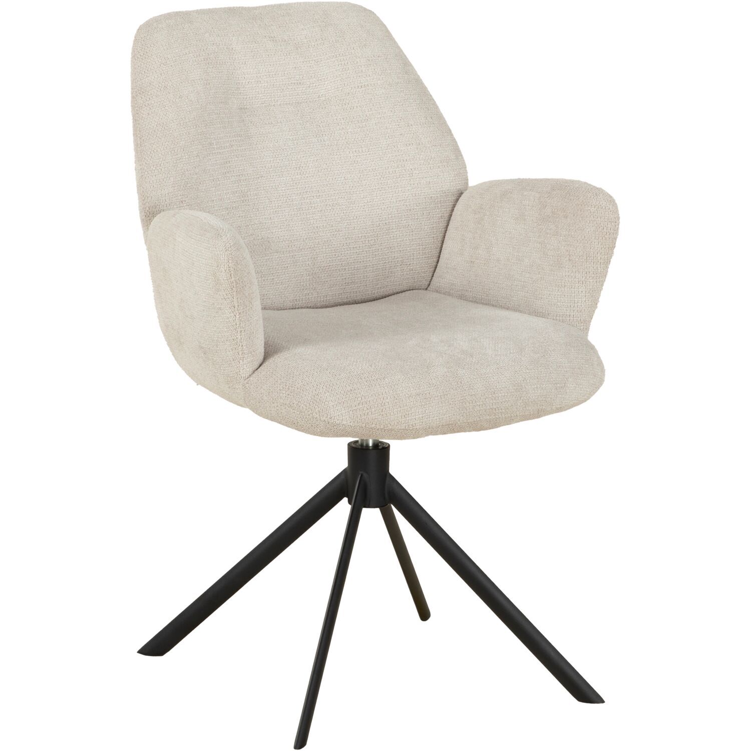 Armstoel Loranzo draaibaar beige