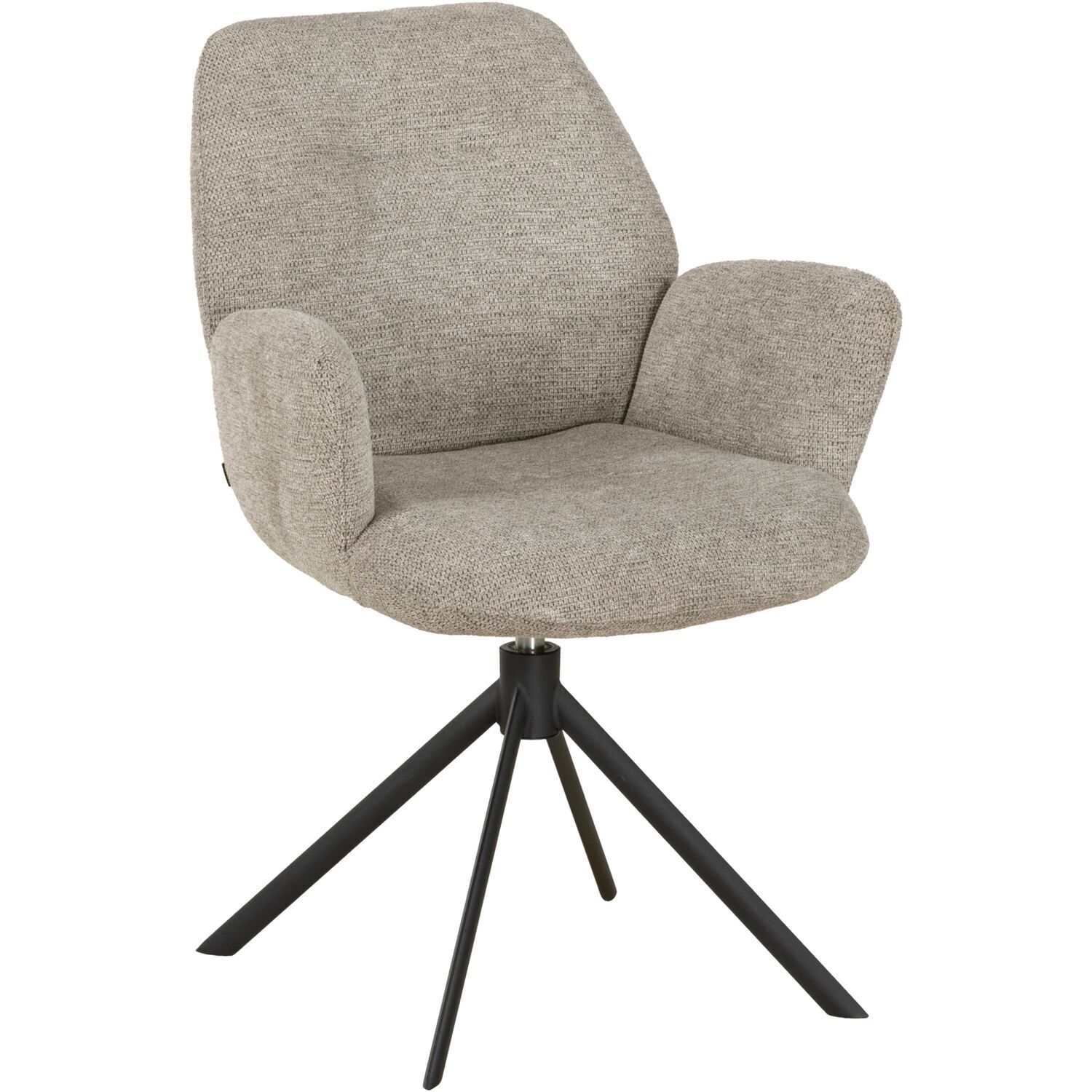 Armstoel Loranzo draaibaar grijs