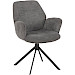 Armstoel Loranzo draaibaar antraciet