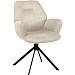 Armstoel Loranzo draaibaar microvezel beige