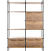 Wandkast Sistema 226x166x45 cm barley opstelling 2
