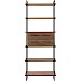 Wandkast Sistema 226x88x45 cm dark mango opstelling 4
