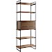 Wandkast Sistema 226x88x45 cm dark mango opstelling 4