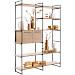 Wandkast Sistema 226x166x45 cm misty oak opstelling 3