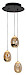Hanglamp Golden Egg 3-lichts Rond