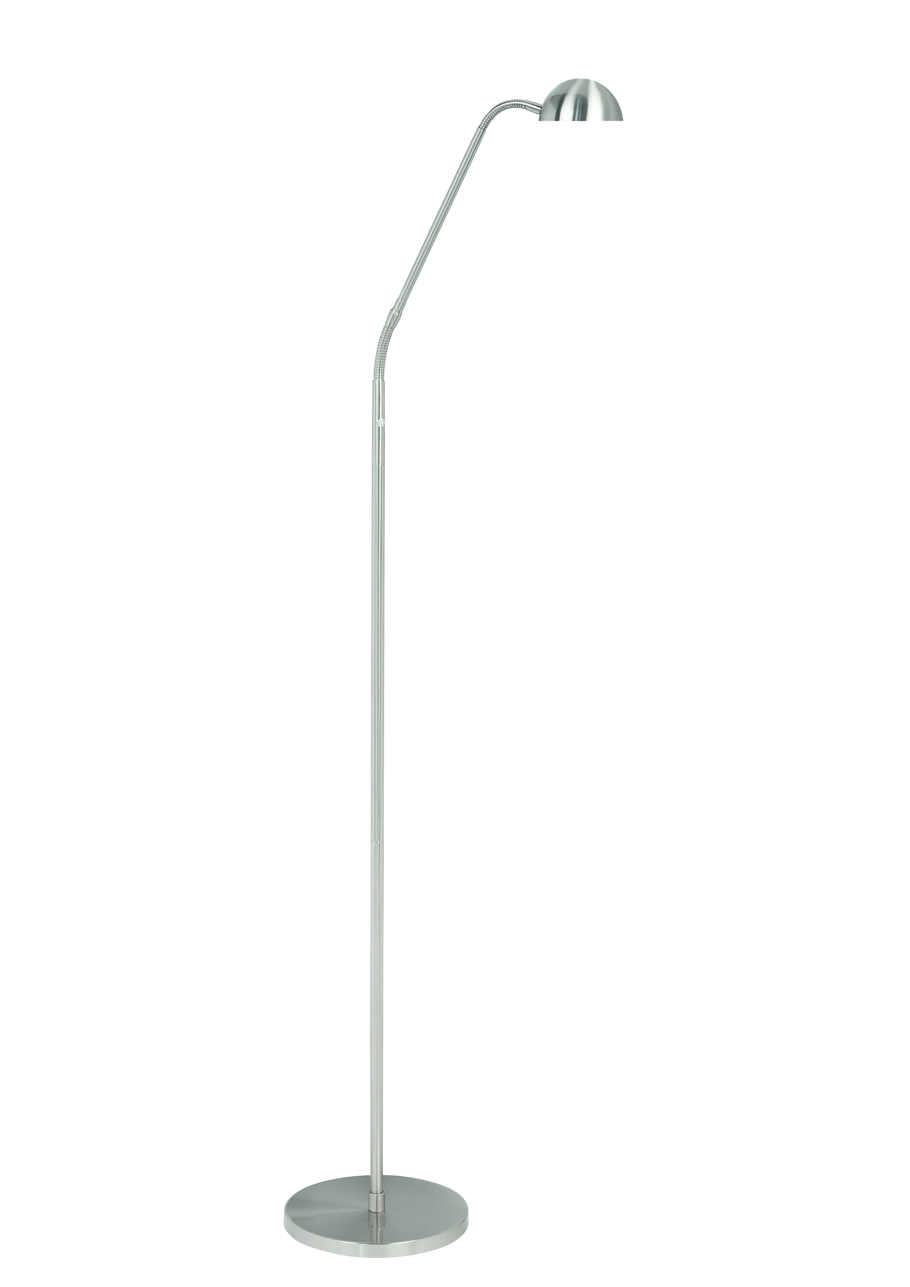 Vloerlamp Parma Nikkel