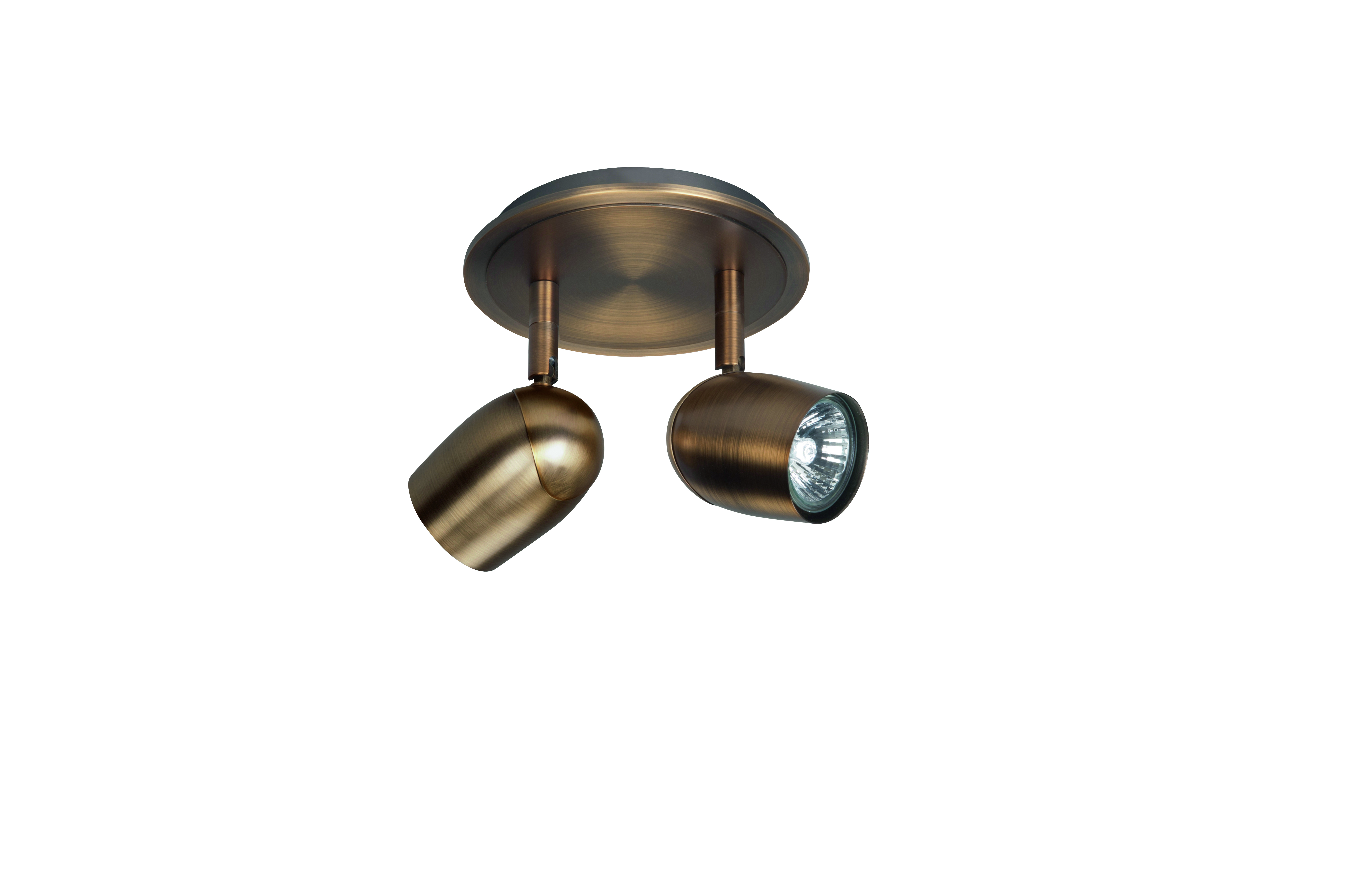 Plafondlamp Ovale 2L