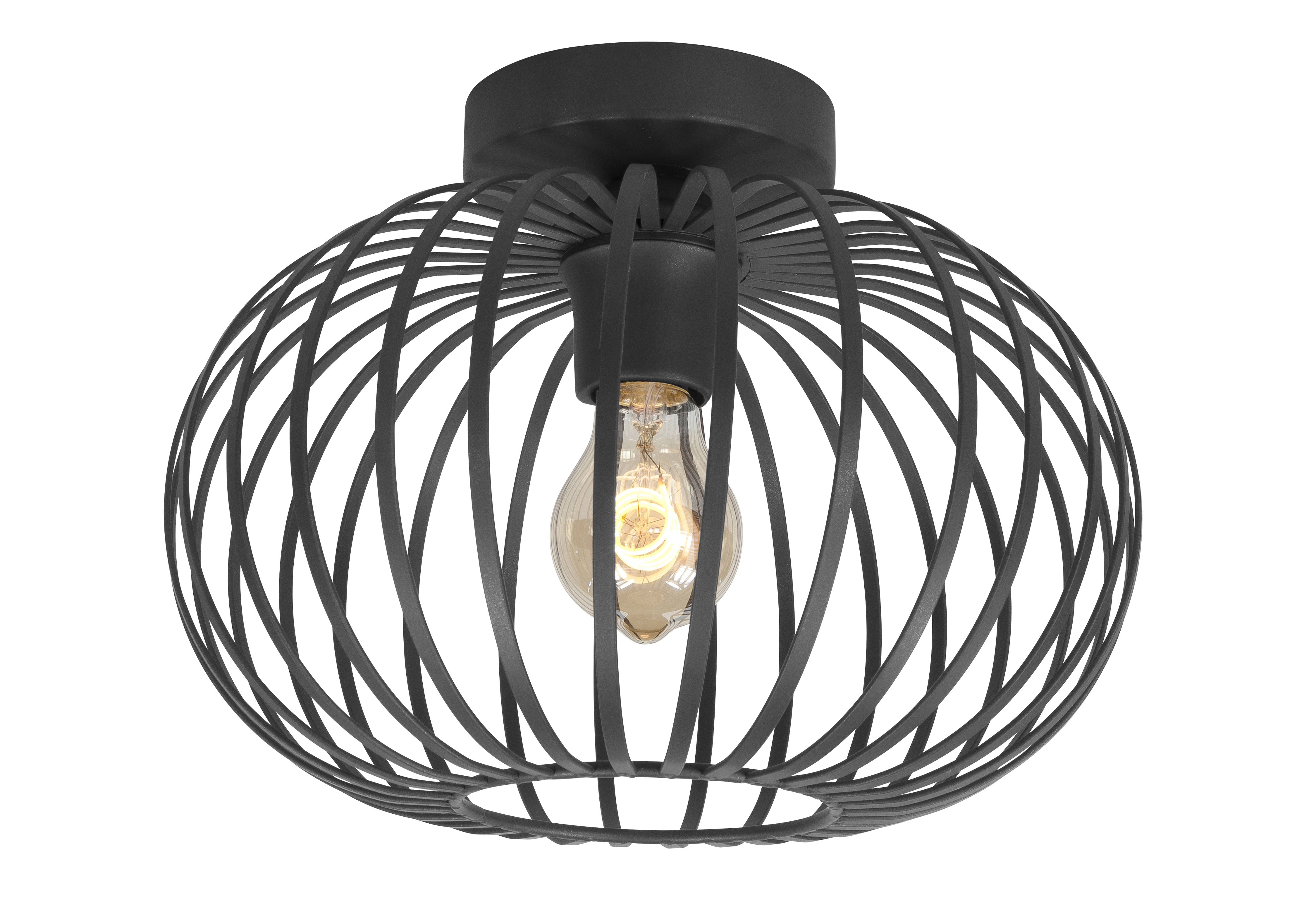 Plafondlamp Bolato Zwart Klein