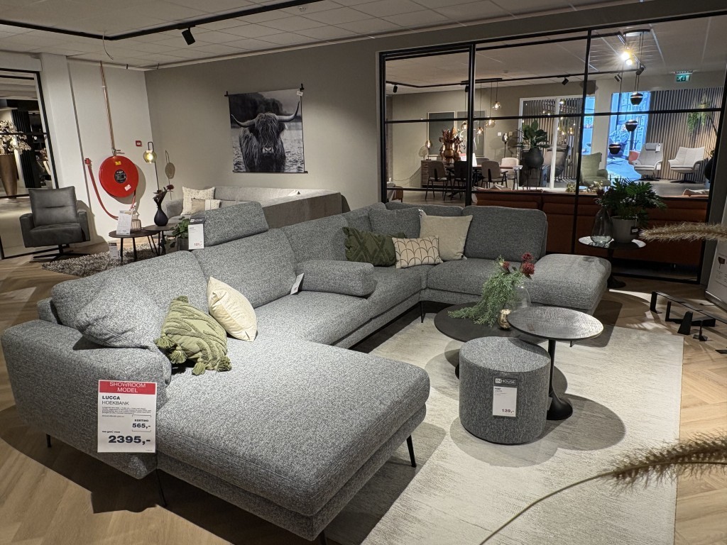 Hoekbank Lucca - showroommodel