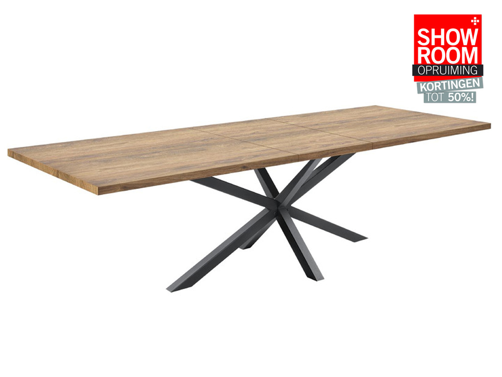 Uitschuifbare eetkamertafel Gianta - showroommodel