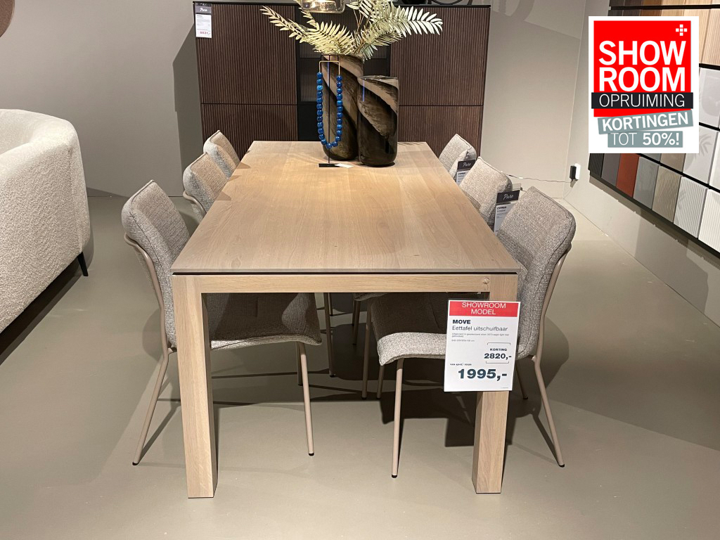 Uitschuifbare eettafel Move - showroommodel