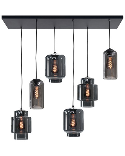 Hanglamp Fantasy smoke 6 lichts