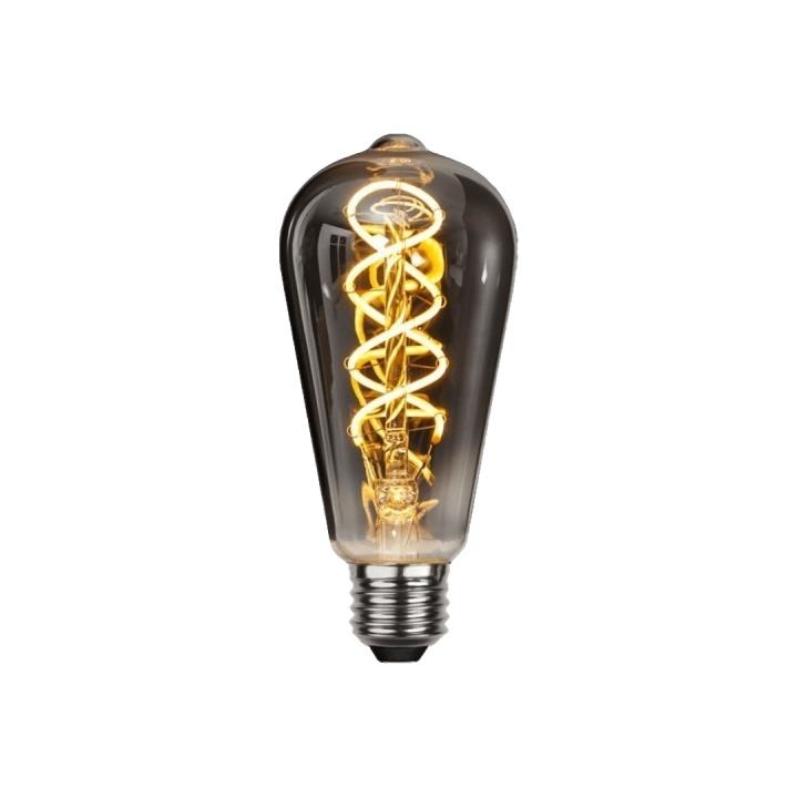 E27 LED Edisonlamp - 9W dimbaar - smoke